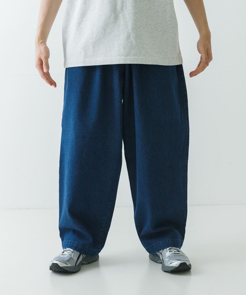 LOTTO（ロット）の「LOTTO　BAGGY DENIM PANTS（デニムパンツ・メンズ・インディゴブルー/ブルー・MEDIUM/LARGE/X-LARGE）」の3枚目の写真