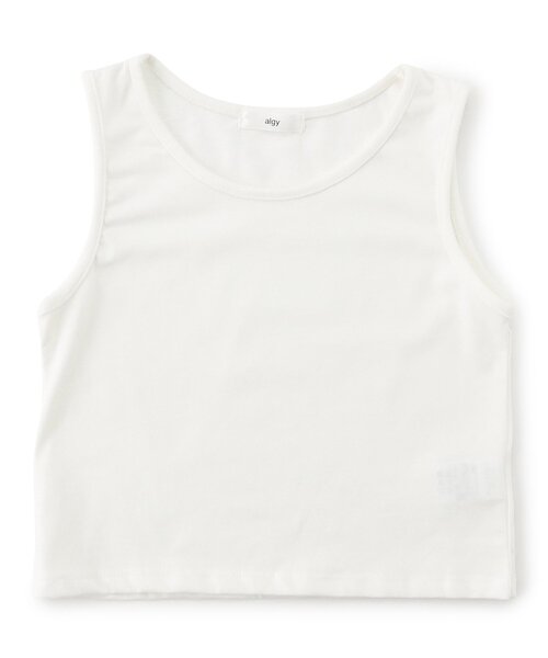 algy（アルジー）の「シアー半袖T&タンクセット（Tシャツ/カットソー・キッズ・オフホワイト/ブラック/サックスブルー・SMALL/MEDIUM/X-SMALL/XX-SMALL）」の6枚目の写真