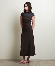 ATTISESSION | ＜ATTISESSION＞バック ストラップ キャミソール ワンピース(ワンピース)