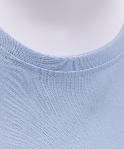 CLEAR BASIC（クリアベーシック）の「パールロゴTシャツ[着回し力抜群 ガーリー]（Tシャツ/カットソー・レディース・イエロー/サックスブルー/ブラック/オフホワイト・F）」の14枚目の写真