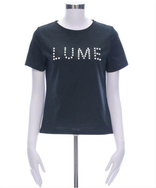 CLEAR BASIC（クリアベーシック）の「パールロゴTシャツ[着回し力抜群 ガーリー]（Tシャツ/カットソー・レディース・イエロー/サックスブルー/ブラック/オフホワイト・F）」の20枚目の写真