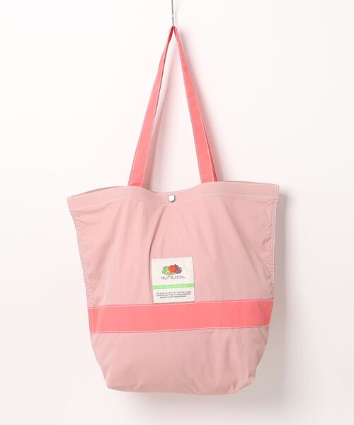 FRUIT OF THE LOOM（フルーツオブザルーム）の「【FRUIT OF THE LOOM/フルーツ・オブ・ザ・ルーム】ナイロントートバッグL/ナイロン/トート/大容量/A4サイズ収納可能80977800/ユニセックス【WEB限定】（トートバッグ・レディース・チャコールグレー/モスグリーン/ピンク/グレー・フリー）」の9枚目の写真