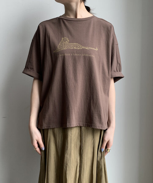 WEB限定】ジャガープリントTEE（Tシャツ/カットソー）｜DouDou