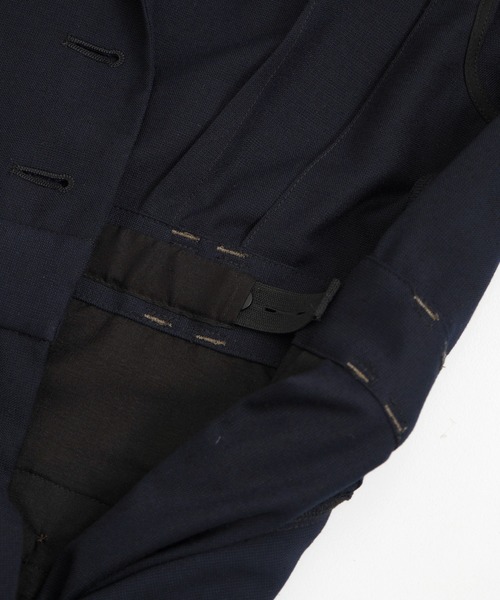 PUBLIC TOKYO(パブリックトウキョウ)の「残りわずか】リネンコンテーラーオールインワン(つなぎ/オールインワン・レディース・ブラック/ネイビー・1/2)」の4枚目の写真