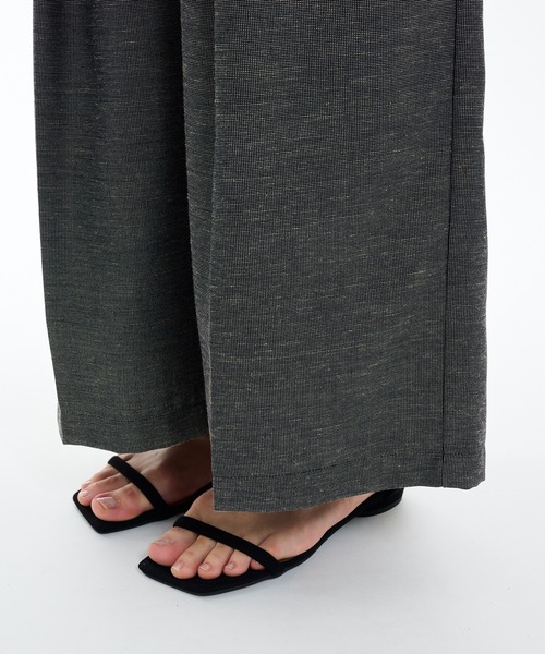 PUBLIC TOKYO(パブリックトウキョウ)の「残りわずか】リネンコンテーラーオールインワン(つなぎ/オールインワン・レディース・ブラック/ネイビー・1/2)」の20枚目の写真