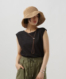 BAYFLOW | [ストレッチ入りで動きやすい]ポコポコノースリーブプルオーバー(Tシャツ/カットソー)