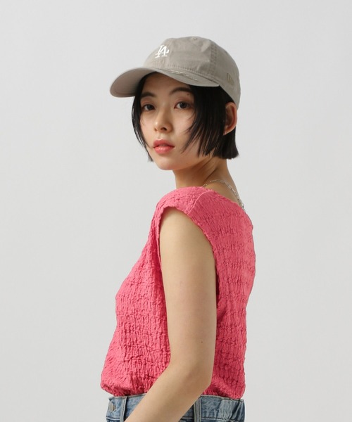 BAYFLOW（ベイフロー）の「[ストレッチ入りで動きやすい]ポコポコノースリーブプルオーバー（Tシャツ/カットソー・レディース・ブラック/アイボリー/ピンク・FREE）」の8枚目の写真