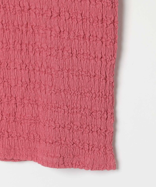 BAYFLOW（ベイフロー）の「[ストレッチ入りで動きやすい]ポコポコノースリーブプルオーバー（Tシャツ/カットソー・レディース・ブラック/アイボリー/ピンク・FREE）」の14枚目の写真