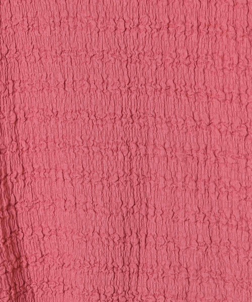 BAYFLOW（ベイフロー）の「[ストレッチ入りで動きやすい]ポコポコノースリーブプルオーバー（Tシャツ/カットソー・レディース・ブラック/アイボリー/ピンク・FREE）」の17枚目の写真