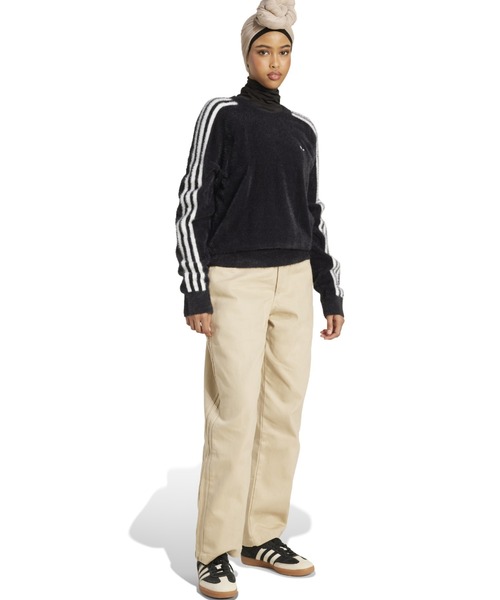 adidas（アディダス）の「adidas ADICOLOR HOLIDAY KNIT SWEATER / アディダス アディカラー ホリデー ニット セーター（ニット/セーター・レディース・ブラック・S/M/L）」の10枚目の写真