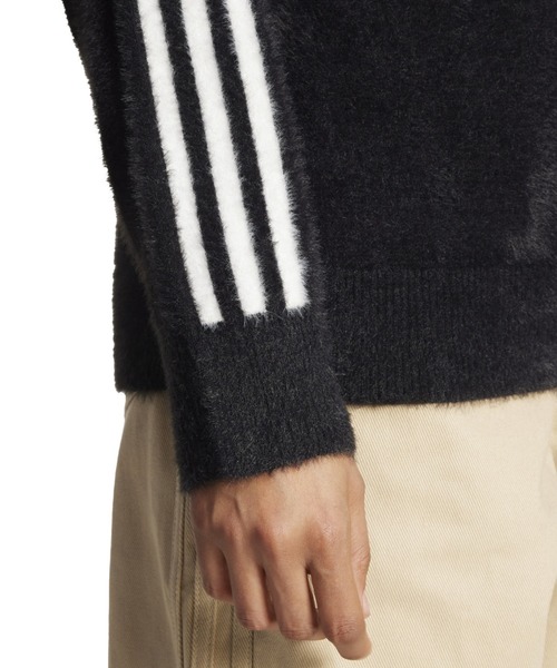 adidas（アディダス）の「adidas ADICOLOR HOLIDAY KNIT SWEATER / アディダス アディカラー ホリデー ニット セーター（ニット/セーター・レディース・ブラック・S/M/L）」の6枚目の写真