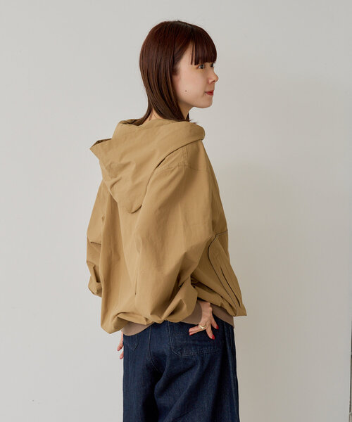 WHIMSIC（ウィムジック）の「【WHIMSIC/SETUP対応】ジップフーディーシャツ（パーカー・レディース・ブラウン/グレー/ブルー・FREE）」の11枚目の写真