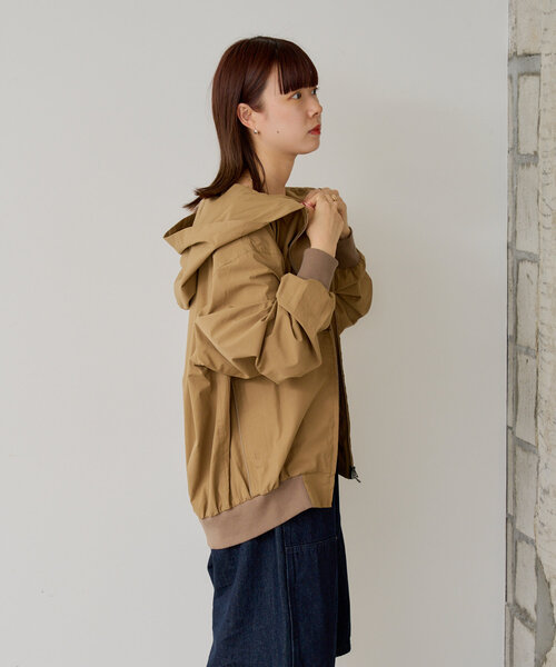 WHIMSIC（ウィムジック）の「【WHIMSIC/SETUP対応】ジップフーディーシャツ（パーカー・レディース・ブラウン/グレー/ブルー・FREE）」の14枚目の写真