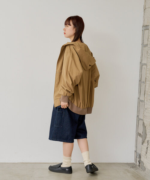 WHIMSIC（ウィムジック）の「【WHIMSIC/SETUP対応】ジップフーディーシャツ（パーカー・レディース・ブラウン/グレー/ブルー・FREE）」の17枚目の写真