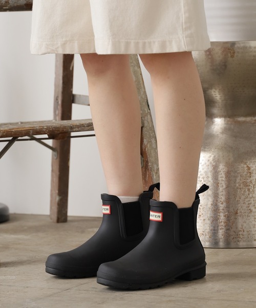 HUNTER/ハンター WOMENS ORIGINAL CHELSEA チェルシーブーツ レイン
