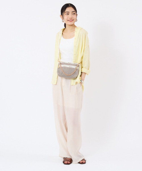 CHAIN CROCHET CLUTCH ベージュクロシェ（ショルダーバッグ