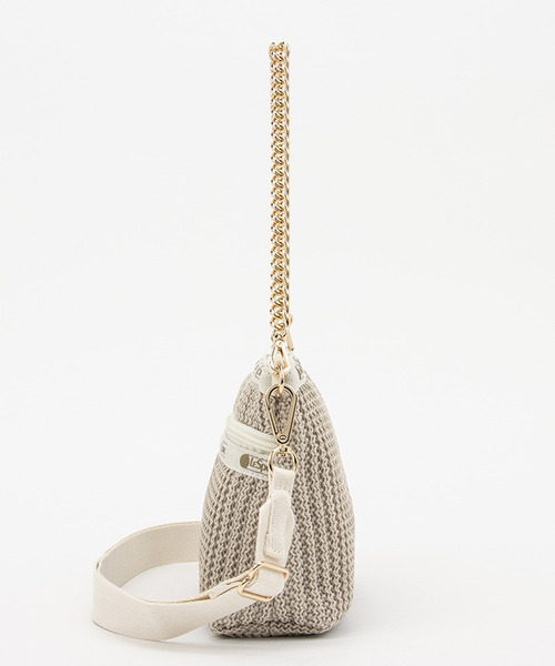 ショルダーバッグ・ポシェット CROCHET SHOULDER BAG Continued☆Crochet] A high-end looking 3-piece multi