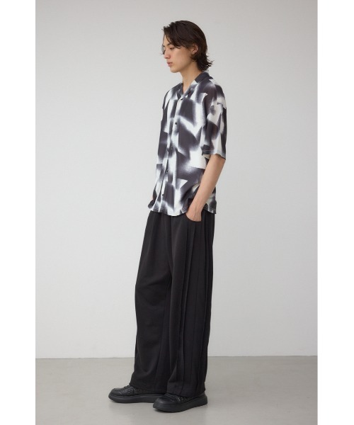 AZUL by moussy(アズールバイマウジー)の「パワーネット総柄シャツ(シャツ/ブラウス・メンズ・ベージュ系その他/ブラック系その他/ブルー系その他・MEDIUM/LARGE)」の6枚目の写真