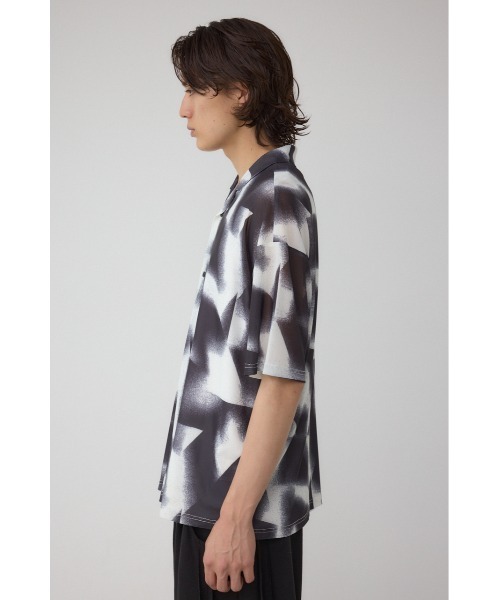AZUL by moussy(アズールバイマウジー)の「パワーネット総柄シャツ(シャツ/ブラウス・メンズ・ベージュ系その他/ブラック系その他/ブルー系その他・MEDIUM/LARGE)」の8枚目の写真