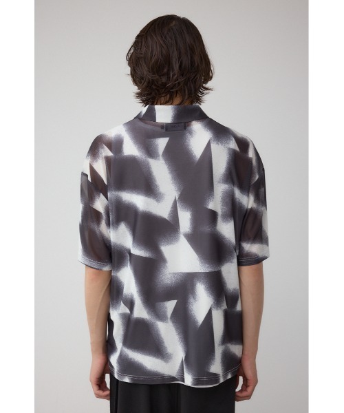 AZUL by moussy(アズールバイマウジー)の「パワーネット総柄シャツ(シャツ/ブラウス・メンズ・ベージュ系その他/ブラック系その他/ブルー系その他・MEDIUM/LARGE)」の9枚目の写真