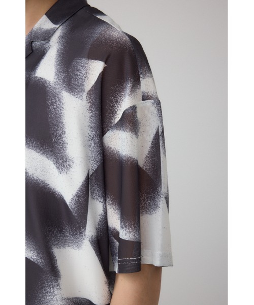 AZUL by moussy(アズールバイマウジー)の「パワーネット総柄シャツ(シャツ/ブラウス・メンズ・ベージュ系その他/ブラック系その他/ブルー系その他・MEDIUM/LARGE)」の11枚目の写真