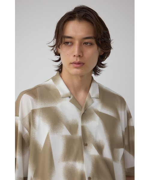 AZUL by moussy(アズールバイマウジー)の「パワーネット総柄シャツ(シャツ/ブラウス・メンズ・ベージュ系その他/ブラック系その他/ブルー系その他・MEDIUM/LARGE)」の13枚目の写真