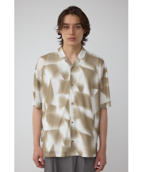 AZUL by moussy(アズールバイマウジー)の「パワーネット総柄シャツ(シャツ/ブラウス・メンズ・ベージュ系その他/ブラック系その他/ブルー系その他・MEDIUM/LARGE)」の16枚目の写真