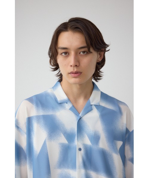 AZUL by moussy(アズールバイマウジー)の「パワーネット総柄シャツ(シャツ/ブラウス・メンズ・ベージュ系その他/ブラック系その他/ブルー系その他・MEDIUM/LARGE)」の22枚目の写真