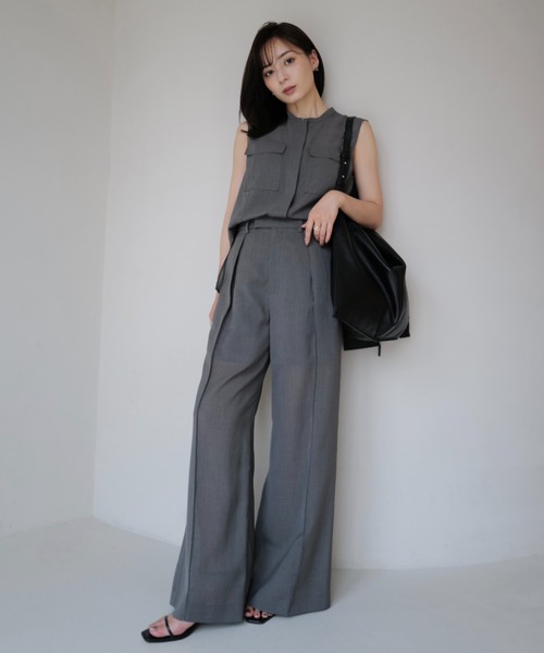 anuans シアーボイルスタンドカラーブラウス anuans｜シアーボイルスタンドカラーブラウス | Rakuten Fashion