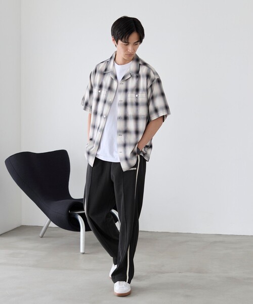 CONVERSE（コンバース）の「CONVERSE（コンバース）サイドラインイージーパンツ（その他パンツ・メンズ・ブラック/モカ・S/M/L）」の4枚目の写真