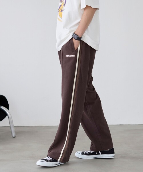 CONVERSE（コンバース）の「CONVERSE（コンバース）サイドラインイージーパンツ（その他パンツ・メンズ・ブラック/モカ・S/M/L）」の11枚目の写真