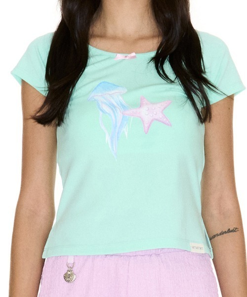 tシャツ A'GEM/9 × .kom 「SETSETSET/セットセットセット」 JELLY ＆ STAR T SHIRT/ジェリー ＆ スター T A'GEM/9 × .kom 『SETSETSET/セットセットセット』 JELLY & STAR