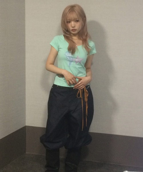 tシャツ A'GEM/9 × .kom 「SETSETSET/セットセットセット」 JELLY ＆ STAR T SHIRT/ジェリー ＆ スター T A'GEM/9 × .kom 『SETSETSET/セットセットセット』 JELLY & STAR