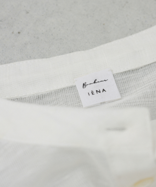 ⭐︎新品　タグ付き⭐︎ IENA B.リネン混シアーブラウス IENA｜B. リネン混シアーブラウス | Rakuten Fashion(楽天