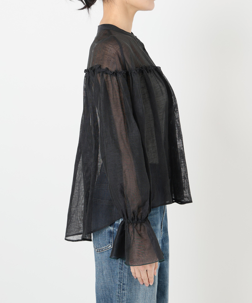 ⭐︎新品　タグ付き⭐︎ IENA B.リネン混シアーブラウス IENA｜B. リネン混シアーブラウス | Rakuten Fashion(楽天
