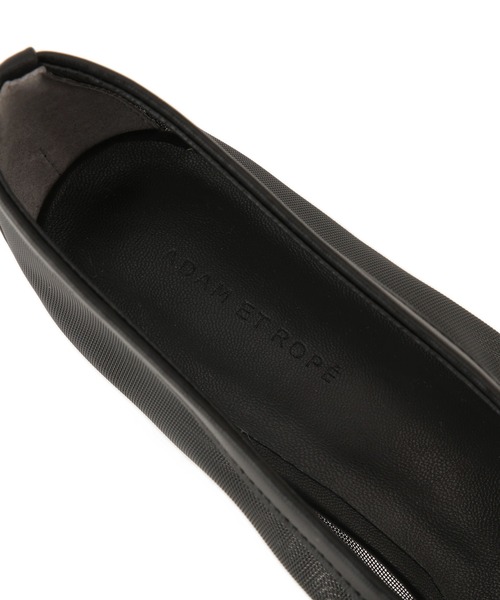 ADAM ET ROPE'(アダムエロペ)の「シアーパンプス(パンプス・レディース・オフホワイト/ブラック・24.5/24/23.5/23)」の10枚目の写真