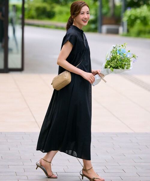 一部店舗限定/接触冷感/洗える】ラミータンブラー フレンチスリーブ