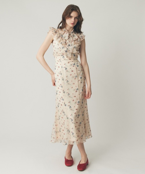 シアーシフォンフラワースカート（スカート）｜DEICY（デイシー）の