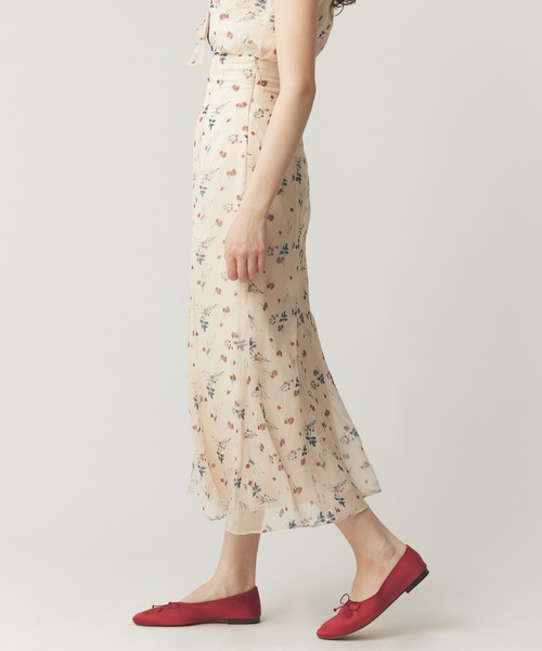 シアーシフォンフラワースカート（スカート）｜DEICY（デイシー）の