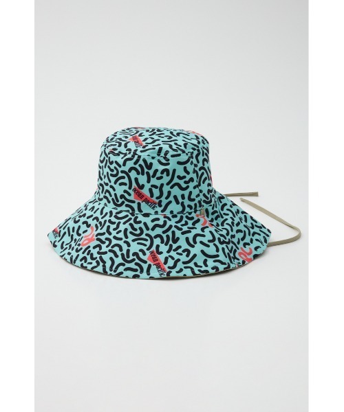 RODEO CROWNS WIDE BOWL（ロデオクラウンズワイドボウル）の「(OP)ラッシュガード ハット（ハット・レディース・ライトカーキ/ブラック・FREE）」の8枚目の写真