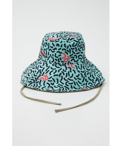 RODEO CROWNS WIDE BOWL（ロデオクラウンズワイドボウル）の「(OP)ラッシュガード ハット（ハット・レディース・ライトカーキ/ブラック・FREE）」の7枚目の写真