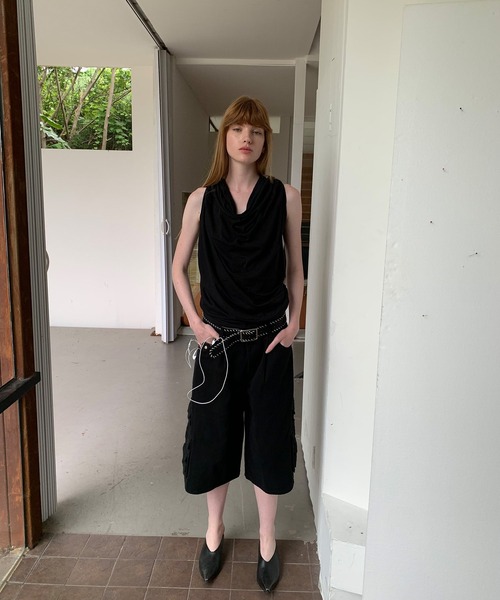 connse コンセ　バックオープンスカラップトップス バックオープンスカラップトップス – CONNSE