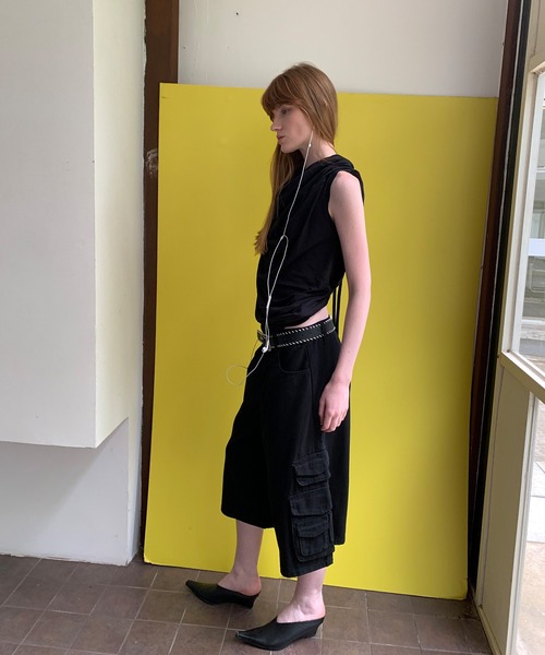 トップス k898jp LONSLAN】2wayドレープ バックオープントップス CHLONW25s061