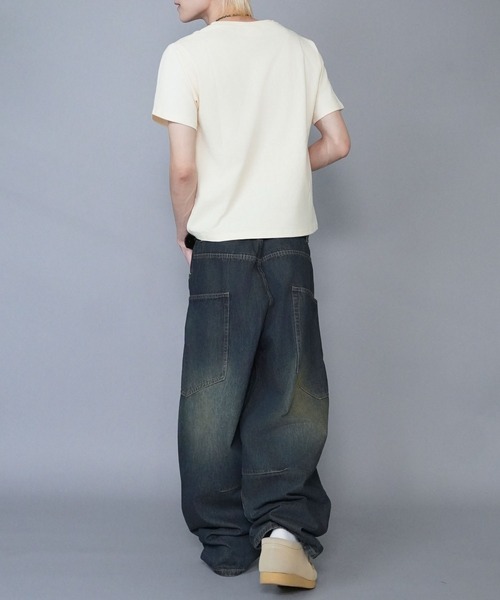 Dust storm denim バルーンデニム　バギーデニム　 y2k バルーンデニム/バギーワイドシルエットパンツ（デニムパンツ