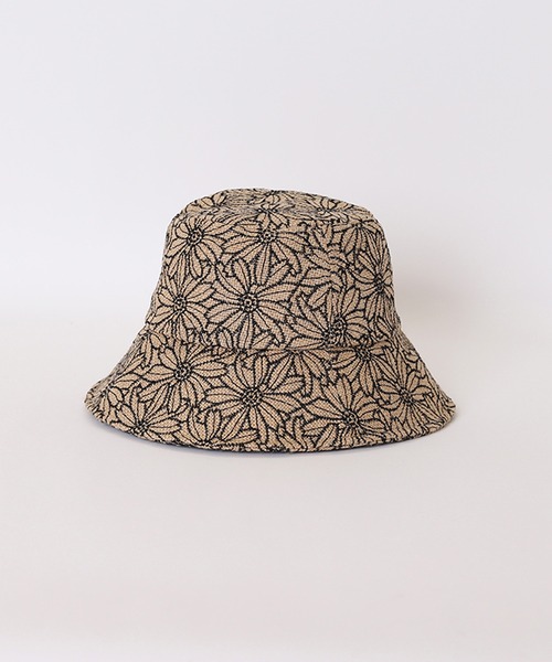 KATHARINE ROSS（キャサリンロス）の「【KATHARINE ROSS】【JUNK PRODUCTIONS】フラワー刺繍ハット（ハット・レディース・ブラック/オレンジ・MEDIUM）」の6枚目の写真