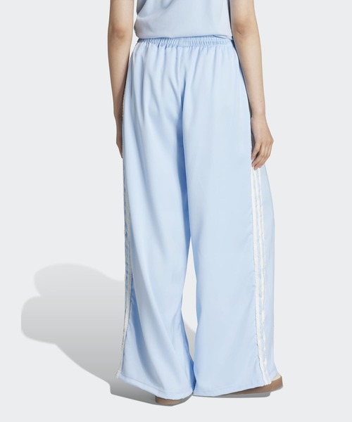 【関税・送料込み】adidas サテン ラッフル ワイドレッグパンツ 関税・送料込み】adidas サテン ワイドレッグ トラックパンツ