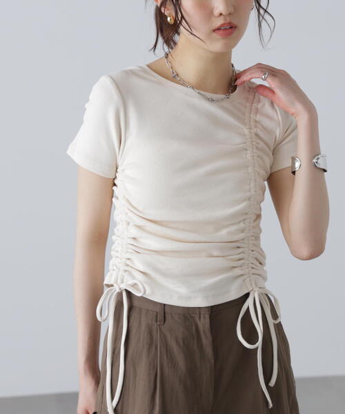 アシメドロストリブカットソー アシメドロストリブカットソー（Tシャツ/カットソー）｜FREE'S
