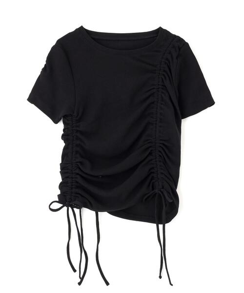 FREE'S MART(フリーズマート)の「アシメドロストリブカットソー(Tシャツ/カットソー・レディース・ブラック/グレー/ピンク/ホワイト・FREE)」の5枚目の写真