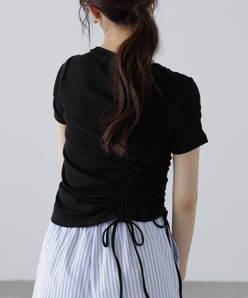 FREE'S MART(フリーズマート)の「アシメドロストリブカットソー(Tシャツ/カットソー・レディース・ブラック/グレー/ピンク/ホワイト・FREE)」の8枚目の写真