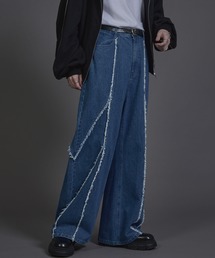 ANEDIST | フリンジデニムバギーパンツ(デニムパンツ)